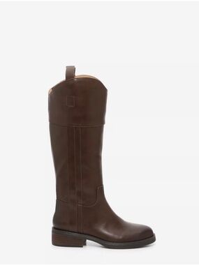 Crown Vintage Fyan Wide Calf Boot Brown Size 11